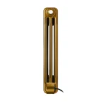 Terma Colorado (Wi-Fi Controlled) H600 x W834mm Brass Lacquer Electric Radiator with 1kw VEO Heating Element - Image 4