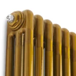 Terma Colorado (Wi-Fi Controlled) H600 x W834mm Brass Lacquer Electric Radiator with 1kw VEO Heating Element - Image 3